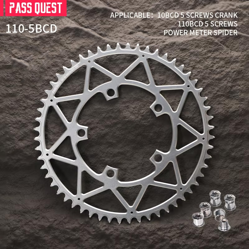 Spider Power Meter 110 Bcd - PASS QUEST chainring 110 bcd 5
