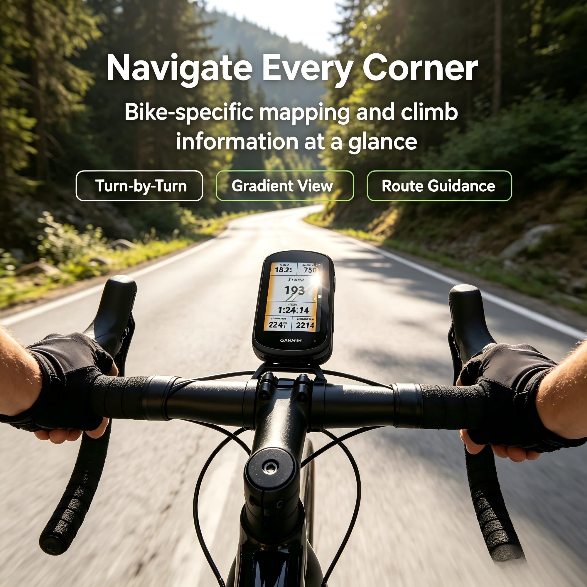 Bike Computer Gps Navigation Map - Garmin Edge 540 Multi-Band GNSS GPS