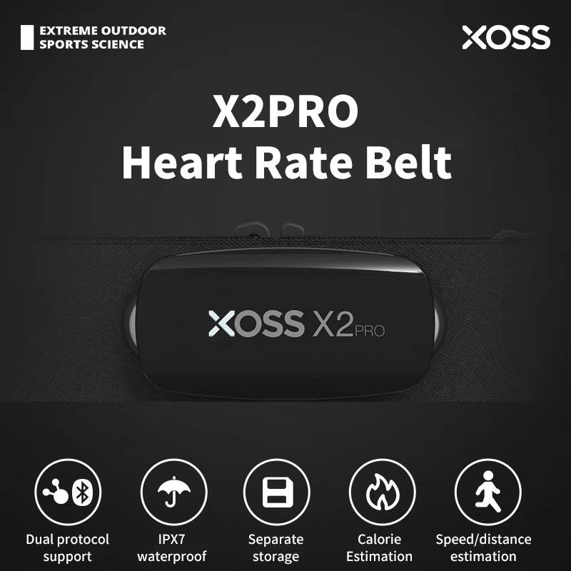 Heart Rate Monitor Chest Strap Ant+ - XOSS X2 Pro Chest Strap Heart