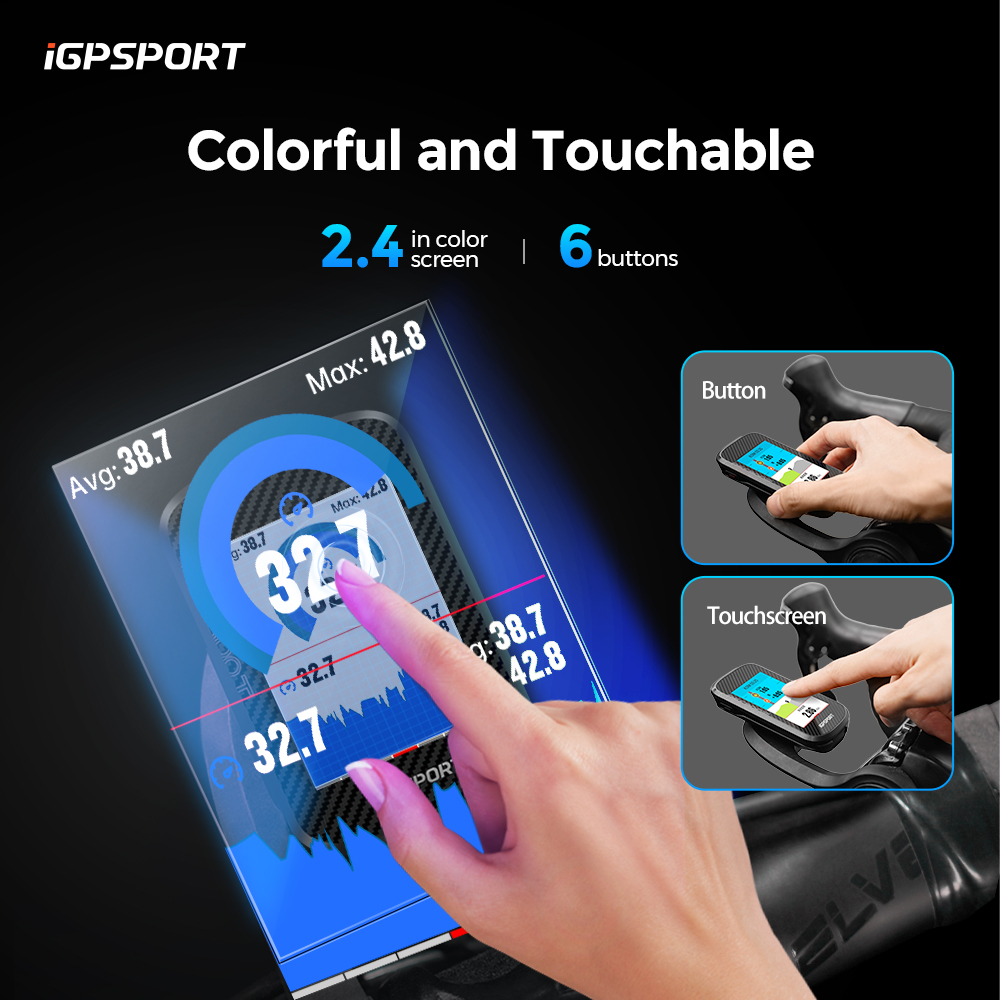 IGPSPORT BSC300T GPS Bike Colo - Bike Computer Gps Navigation Map ulasan dan harga