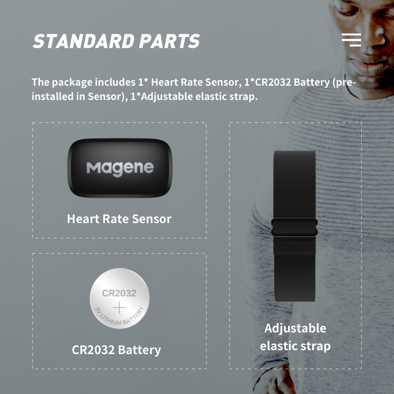 Magene H64 Heart Rate Monitor  - Heart Rate Monitor Chest Strap Ant+ ulasan dan harga