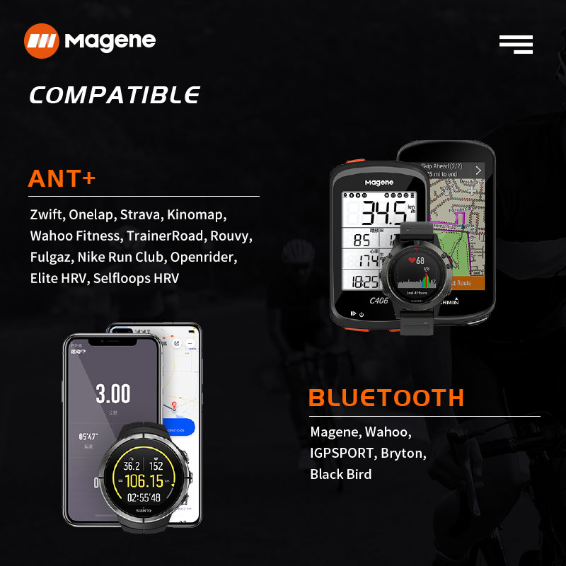 Magene H64 Heart Rate Monitor  - Heart Rate Monitor Chest Strap Ant+ ulasan dan harga