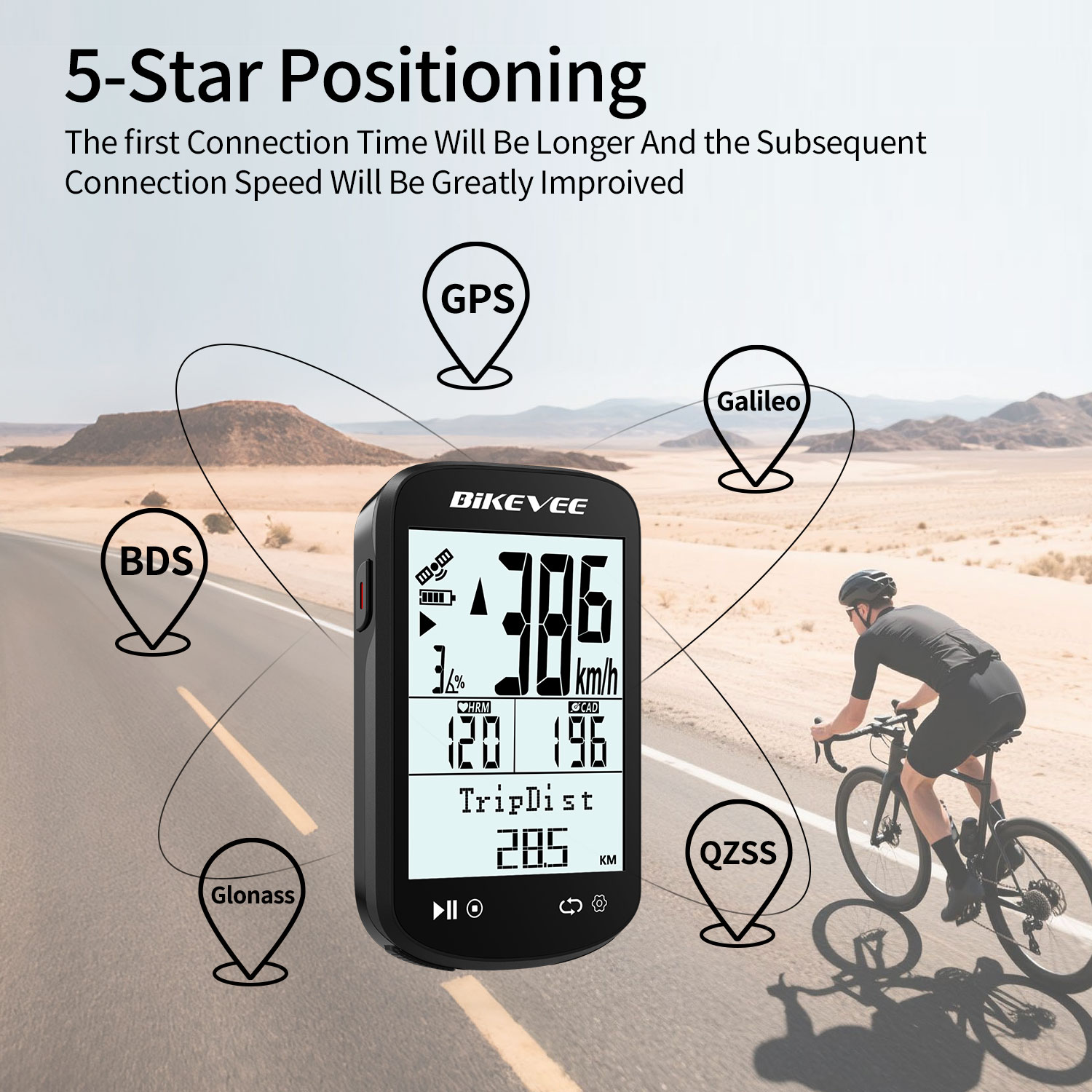 GPS Wireless Bike Computer 2.6 - Cycling Cadence Sensor Bluetooth Ant ulasan dan harga