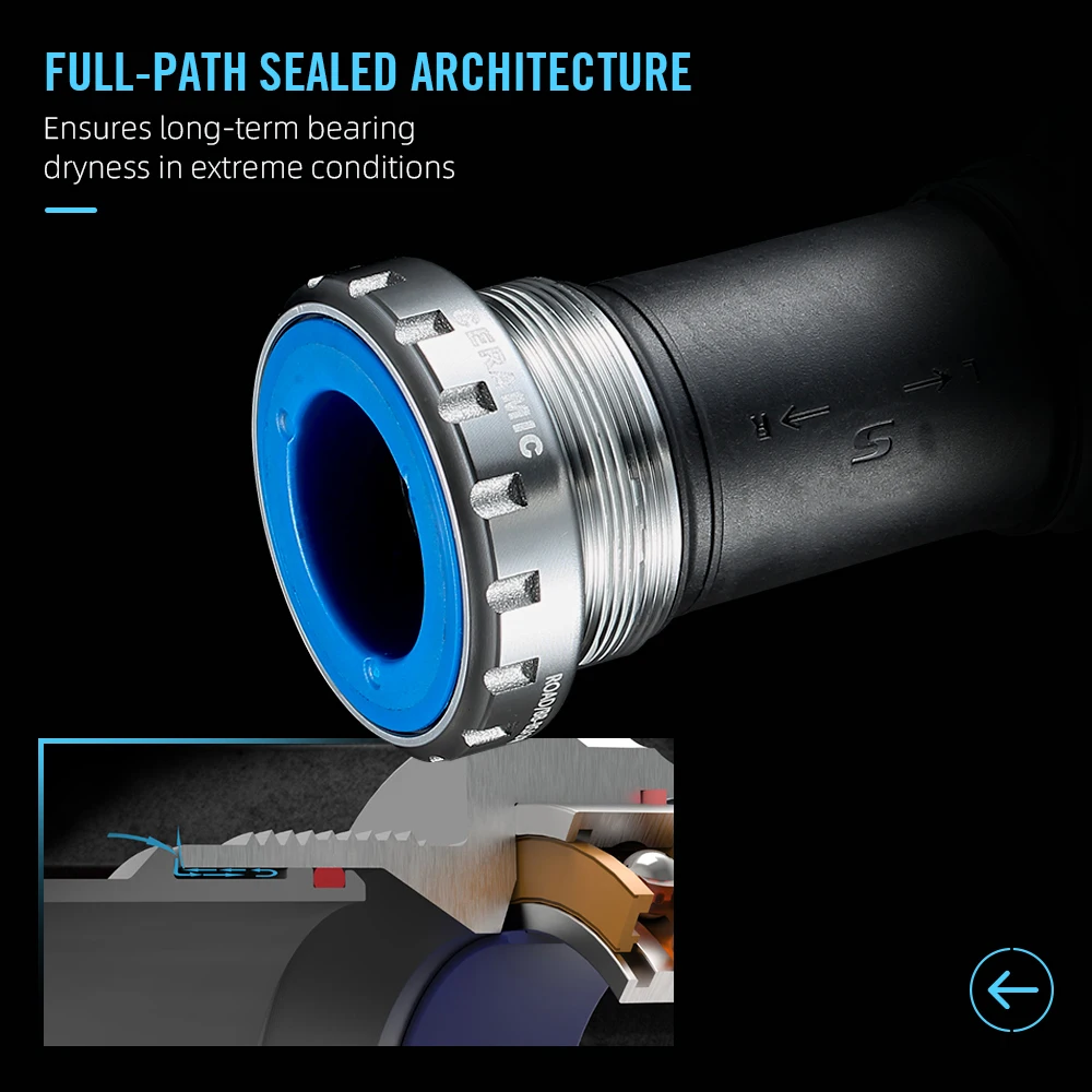 RYET T47 Bike BB Bottom Bracke - Ceramic Bearing Bottom Bracket Bb86 ulasan dan harga