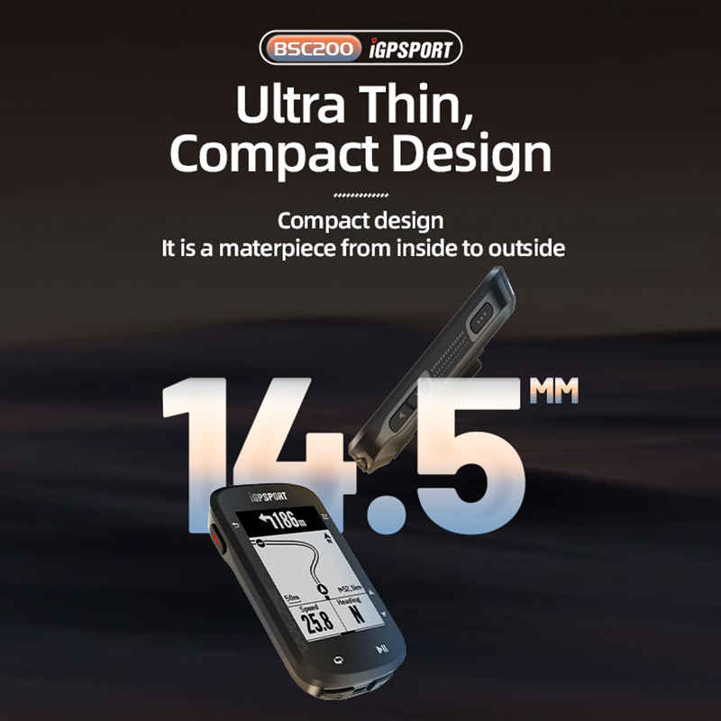 IGPSPORT BSC200 GPS Bike Compu - Bike Computer Gps Navigation Map ulasan dan harga