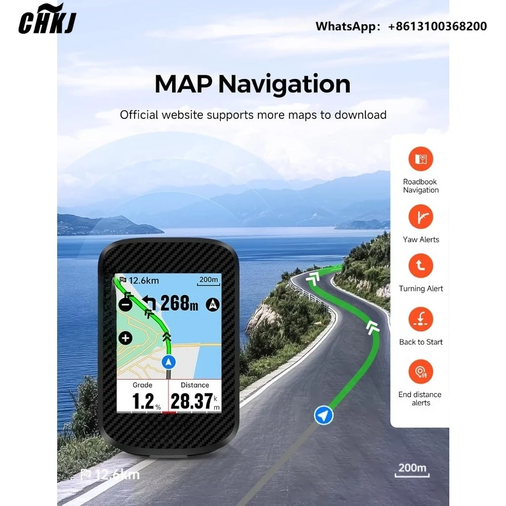 BSC300T Wireless Bike Computer - Bike Computer Gps Navigation Map ulasan dan harga