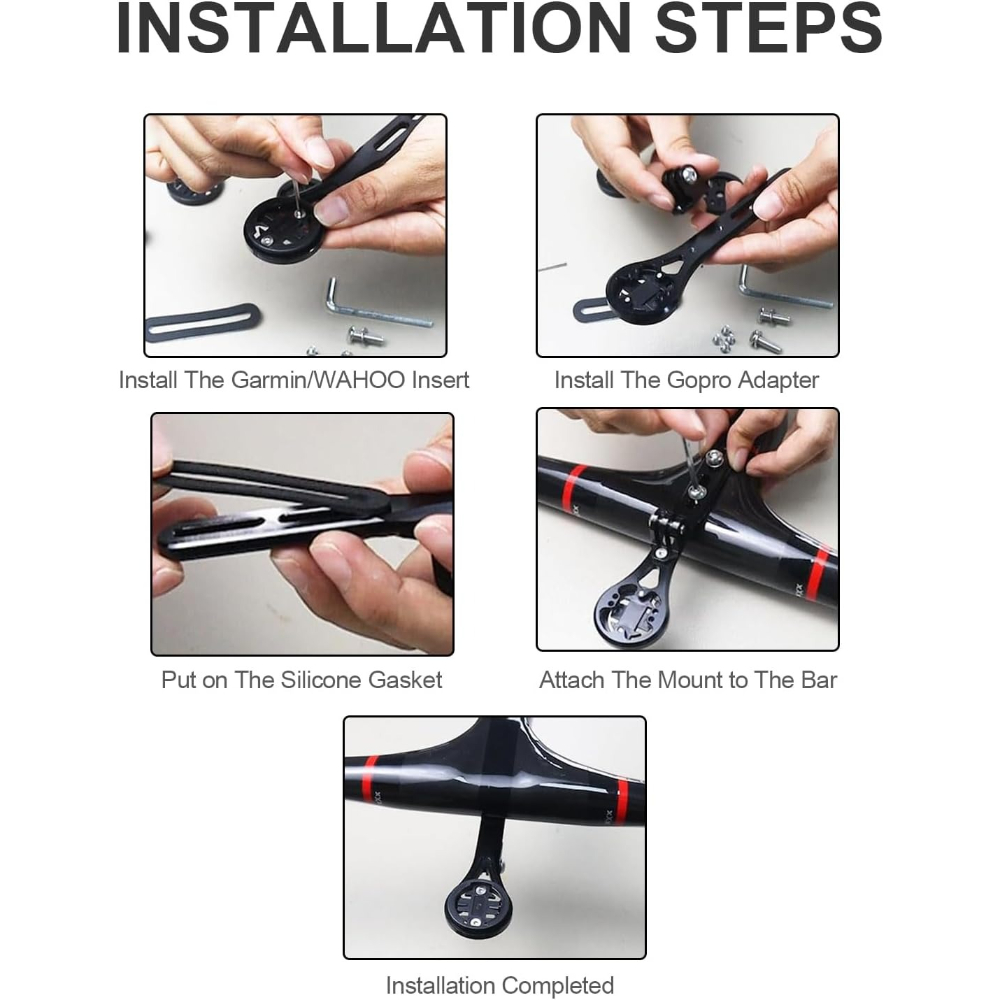 Bike Handlebar Out Front Combo - Out Front Bike Computer Mount Garmin ulasan dan harga