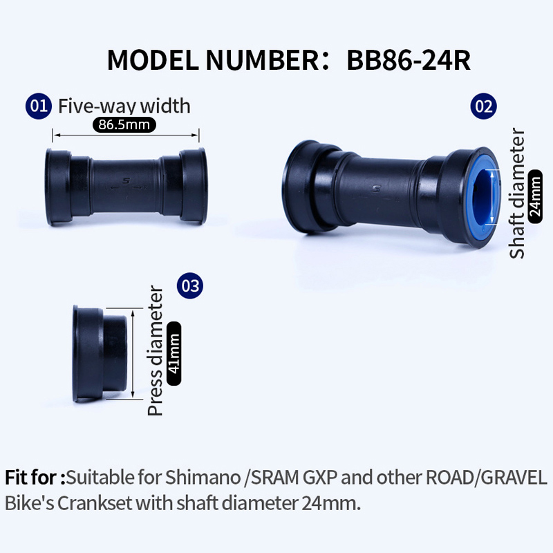 SENICX Road / Gravel Bike Cera - Ceramic Bearing Bottom Bracket Bb86 ulasan dan harga