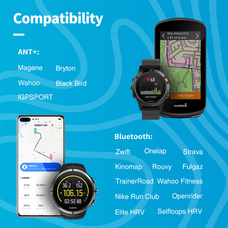 GEOID HS500 Heart Rate Monitor - Heart Rate Monitor Chest Strap Ant+ ulasan dan harga
