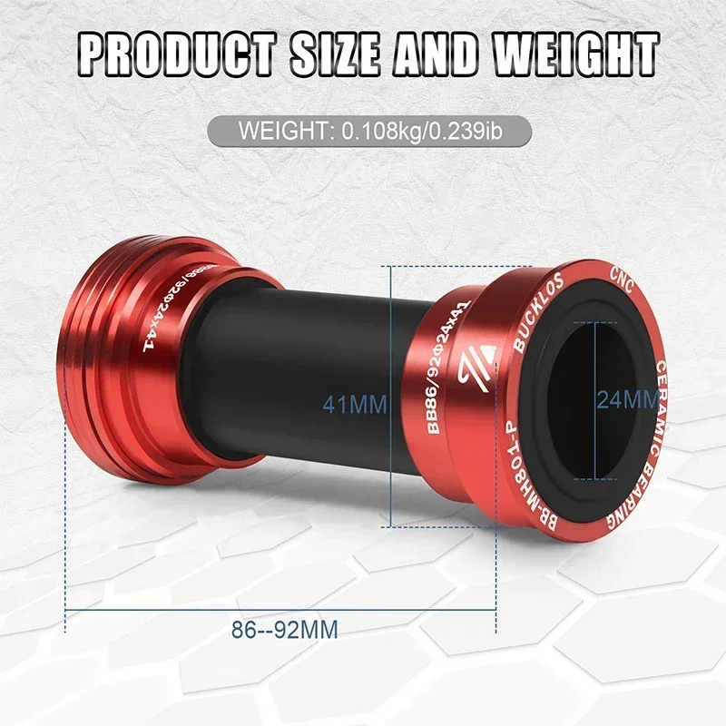 BUCKLOS BB86 92 Bottom Bracket - Ceramic Bearing Bottom Bracket Bb86 ulasan dan harga