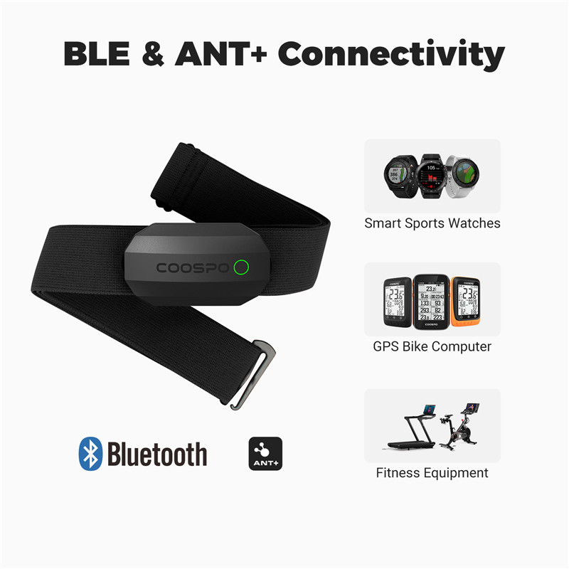 COOSPO H808S Heart Rate Sensor - Heart Rate Monitor Chest Strap Ant+ ulasan dan harga