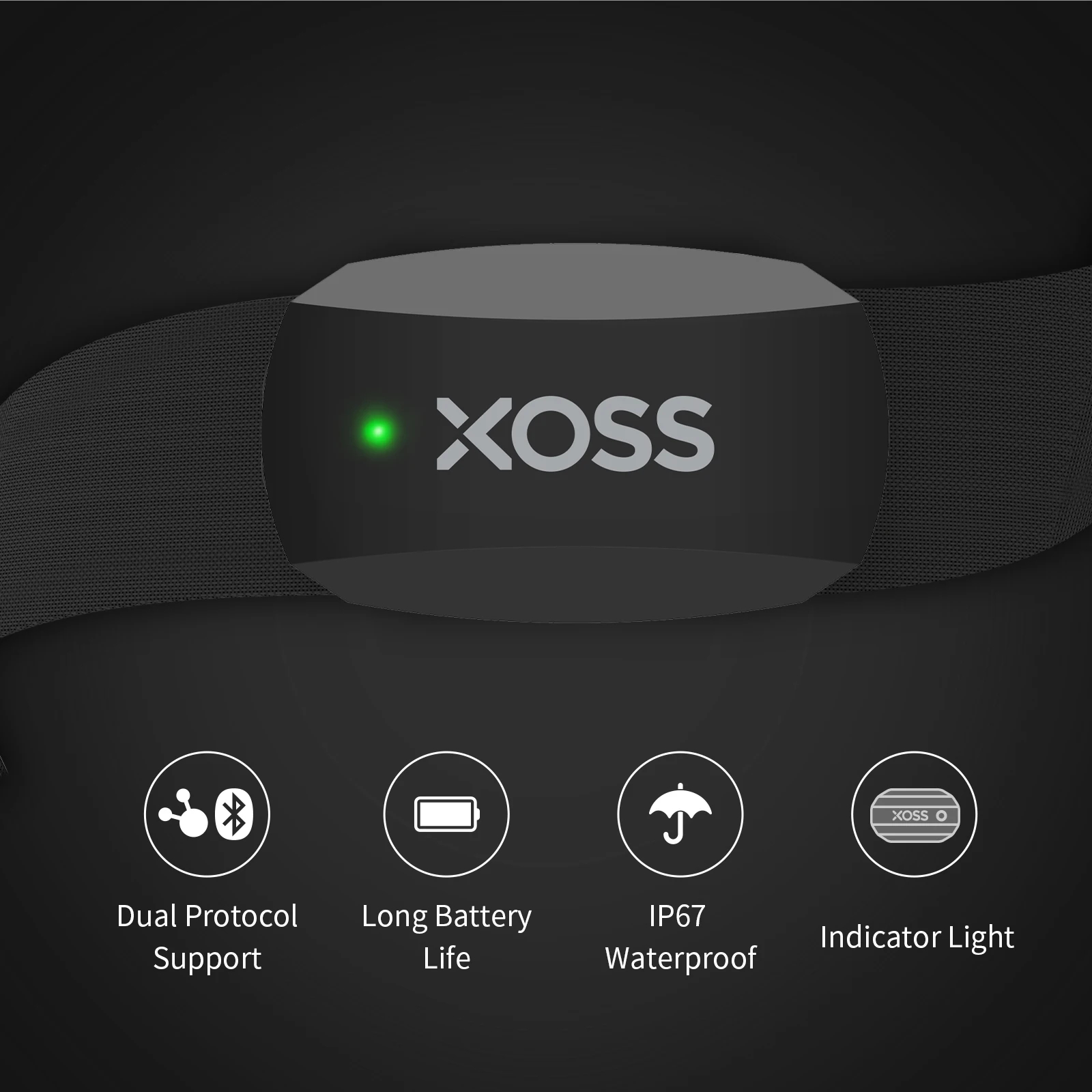 XOSS X2 Heart Rate Sensor Moni - Heart Rate Monitor Chest Strap Ant+ ulasan dan harga