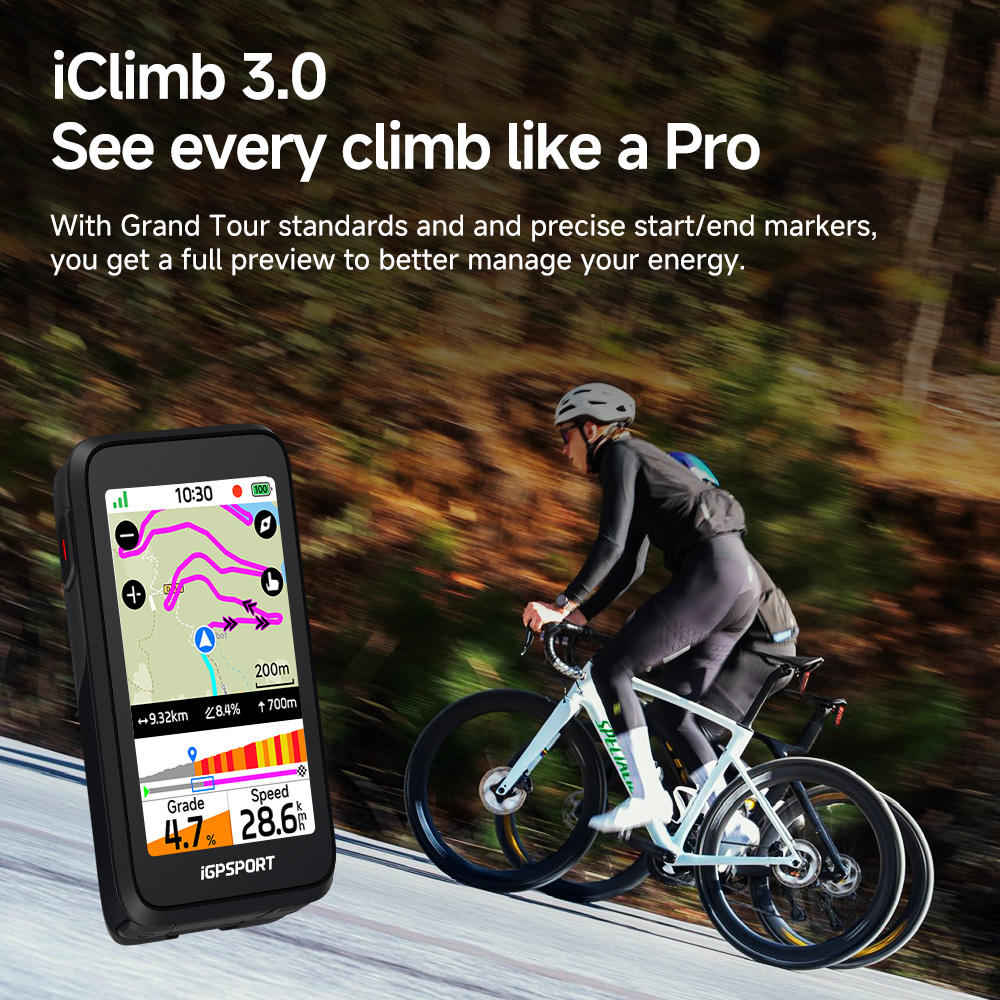 iGPSPORT BiNavi Air Touch-scre - Bike Computer Gps Navigation Map ulasan dan harga