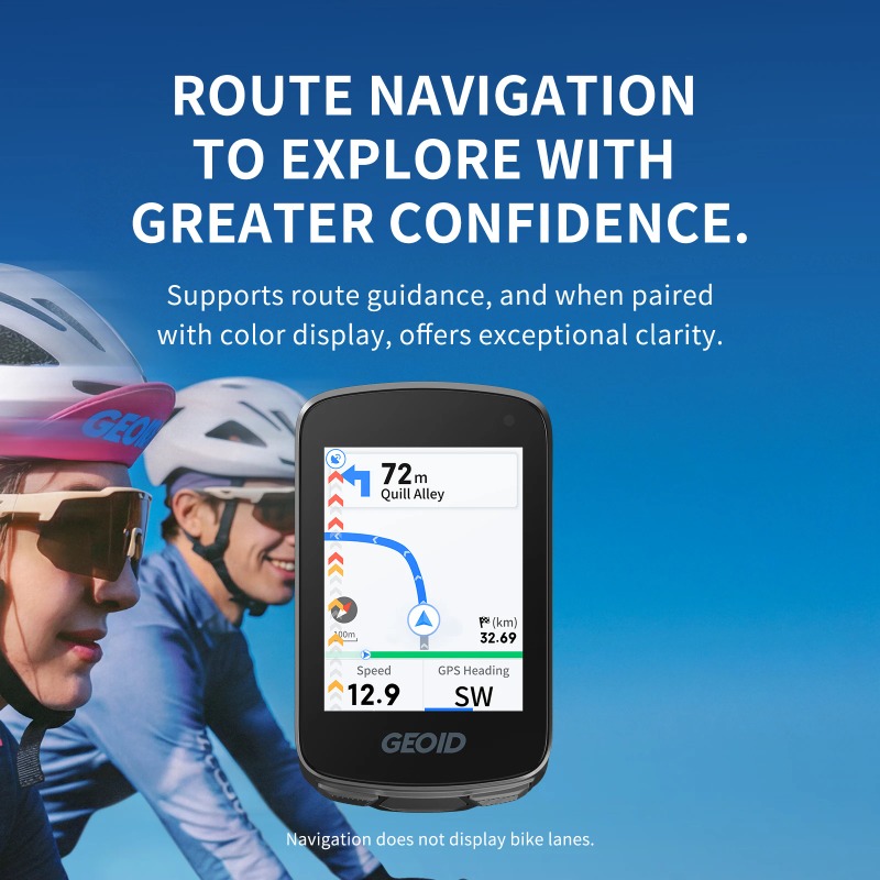 GEOID CC700 GPS Bike Computer  - Bike Computer Gps Navigation Map ulasan dan harga