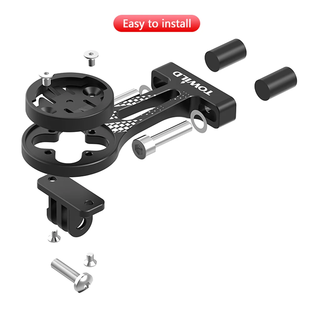 TOWILD AS80 Aluminum Cycling C - Out Front Bike Computer Mount Garmin ulasan dan harga
