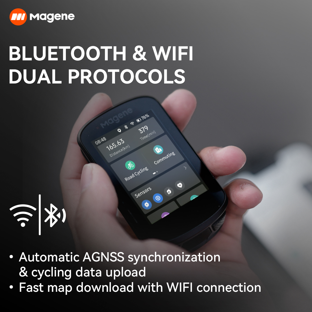 Magene C506 GPS Bike Computer  - Bike Computer Gps Navigation Map ulasan dan harga
