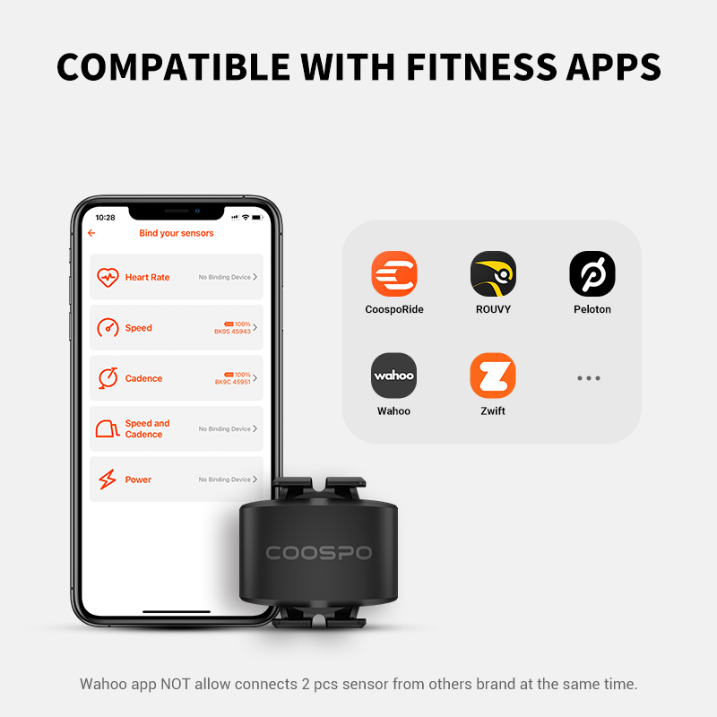 COOSPO Bicycle Cadence/Speed S - Cycling Cadence Sensor Bluetooth Ant ulasan dan harga