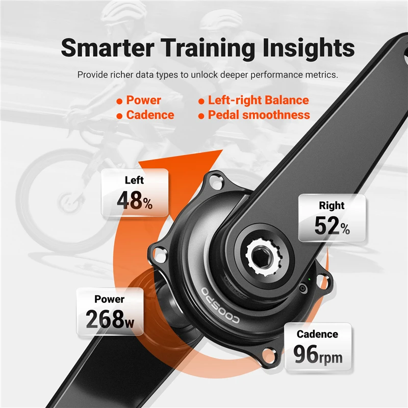 COOSPO S10 Bicycle Spider Powe - Spider Power Meter 110 Bcd ulasan dan harga