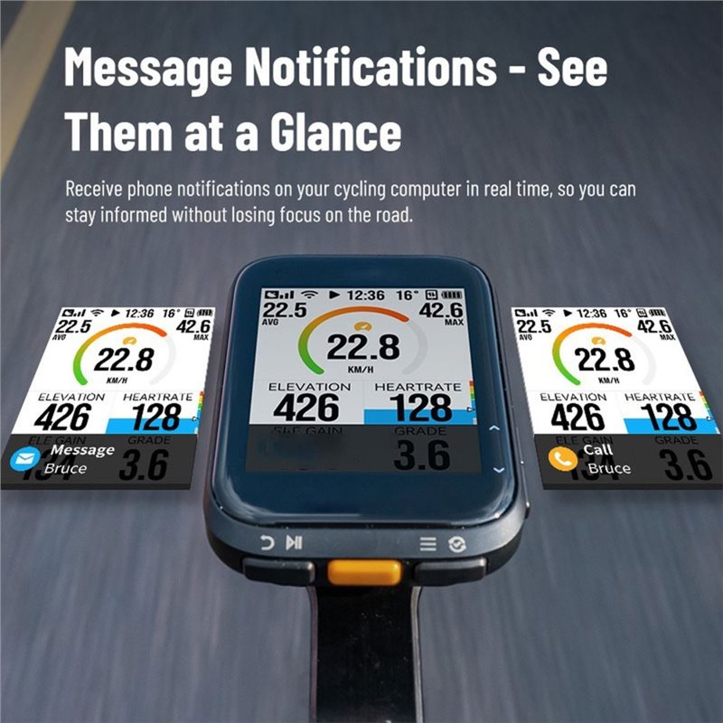 A74K-Color Screen Touchscreen  - Bike Computer Gps Navigation Map ulasan dan harga