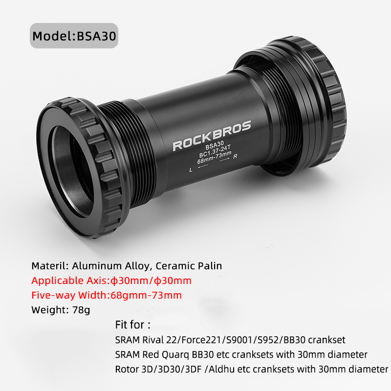 ROCKBROS Bicycle Bottom Bracke - Ceramic Bearing Bottom Bracket Bb86 ulasan dan harga