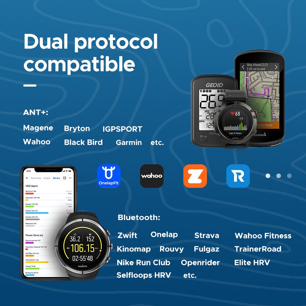 GEOID HS500 Heart Rate Monitor - Heart Rate Monitor Chest Strap Ant+ ulasan dan harga