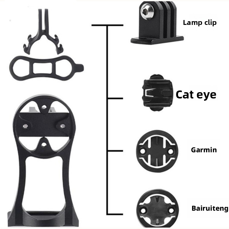 CNC Aluminum Bike Computer Mou - Out Front Bike Computer Mount Garmin ulasan dan harga