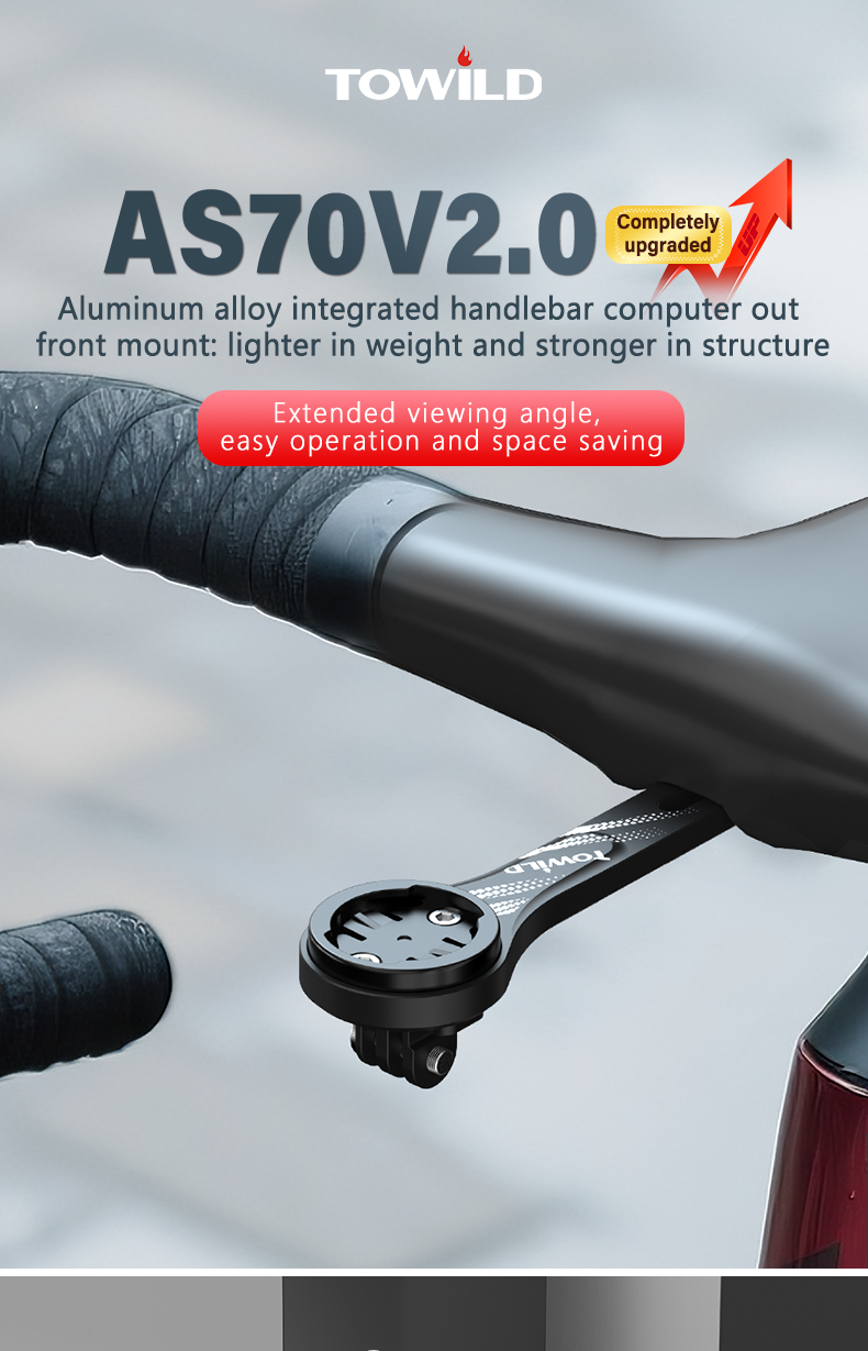 TOWILD AS70 Aluminum Cycling C - Out Front Bike Computer Mount Garmin ulasan dan harga