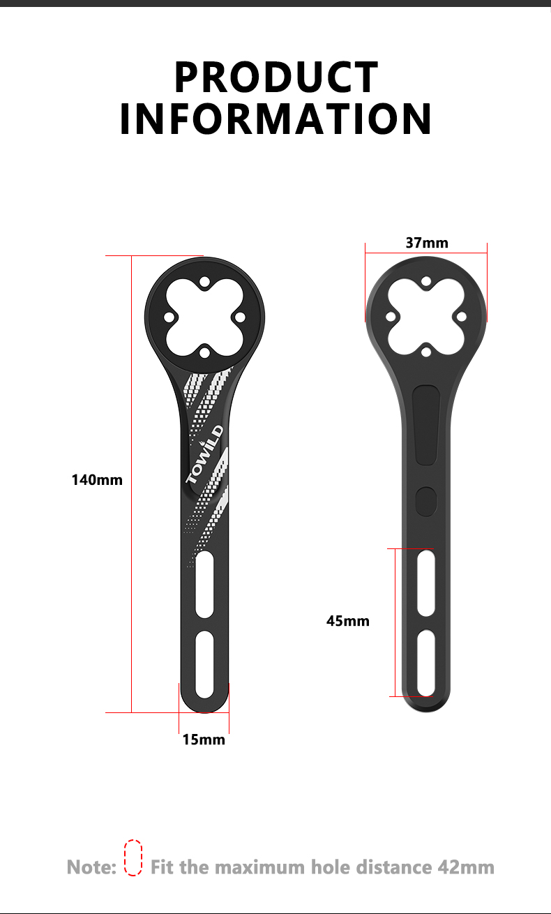 TOWILD AS70 Aluminum Cycling C - Out Front Bike Computer Mount Garmin ulasan dan harga