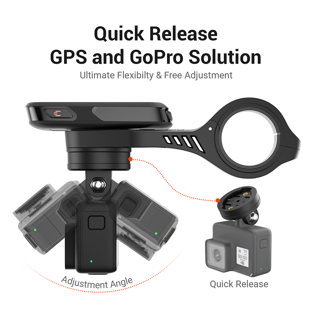 COOSPO Bike Computer Out Front - Out Front Bike Computer Mount Garmin ulasan dan harga