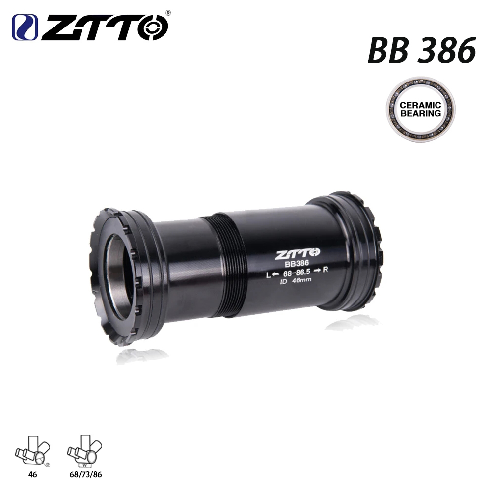 ZTTO BB386 30 Bottom Bracket w - Ceramic Bearing Bottom Bracket Bb86 ulasan dan harga