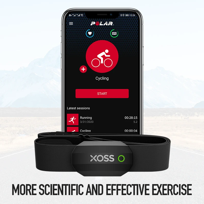 XOSS X2 Bicycle Heart Rate Che - Heart Rate Monitor Chest Strap Ant+ ulasan dan harga