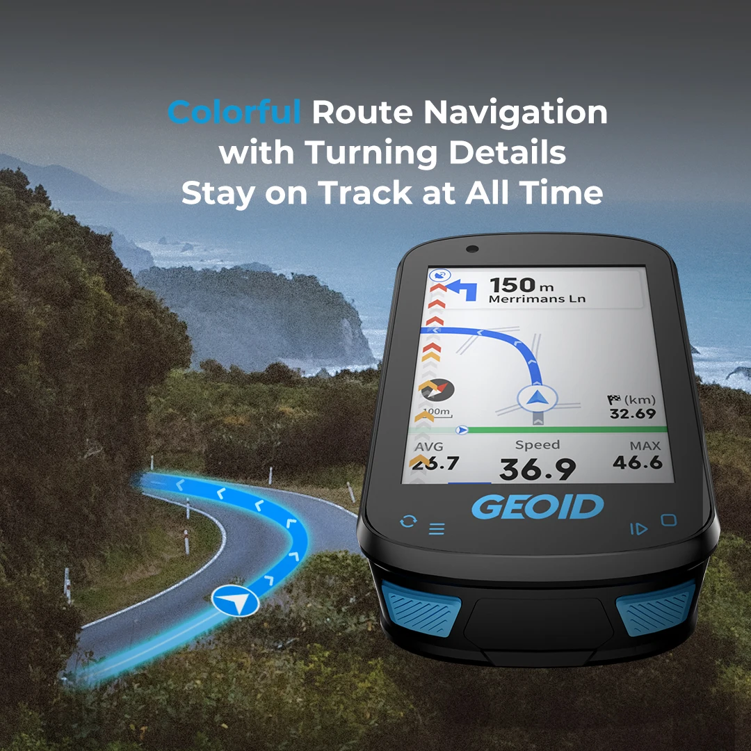 Geoid CC600 Bike Computer Colo - Bike Computer Gps Navigation Map ulasan dan harga